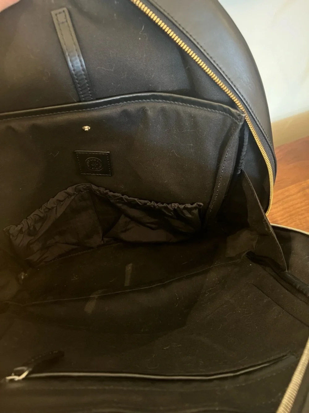 WANT Les Essentiels Smooth Leather  Backpack w/Lock